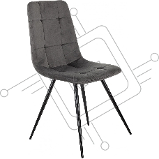 Стул для дома Бюрократ CH-K1 т.серый Holland 18 металл черный на ножках (CH-K1_1/HL18) Стул для дома Бюрократ CH-K1 т.серый Holland 18 металл черный на ножках (CH-K1_1/HL18)