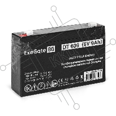 Аккумуляторная батарея ExeGate DT 609 (6V 9Ah, клеммы F1)