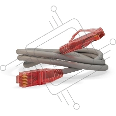 Патч-корд Hyperline U/UTP, Cat.5e, LSZH, 10 м, серый 