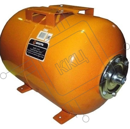 Гидроаккумулятор ВИХРЬ ГА-50  50л для поверхностных свыше 1000Вт для скважинных до 1000Вт