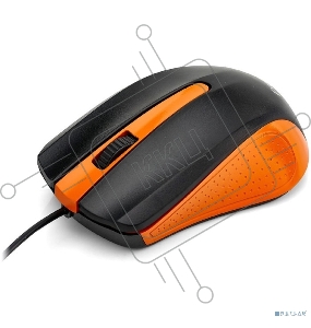 Мышь Exegate EX280437RUS SH-9030BO <black+orange, optical, 3btn/scroll, 1200dpi, USB>