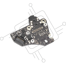 Аудио плата MacBook Air 13 Retina A1932 Late 2018 Mid 2019 черная (923-02824 820-01124)
