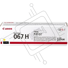 Картридж лазерный Canon CRG 067 HY (5103C002) желтый (24000 стр.) для Canon LBP631/633/MF651/655/657