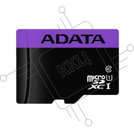 Флеш карта microSDXC 64GB ADATA  UHS-1 CL10 (AUSDX64GUICL10-RA1) + SD adaptor