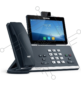 Телефон YEALINK SIP-T58W with camera, видеотерминал, Android, WiFi, Bluetooth, GigE, CAM50, без БП, шт