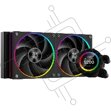 Система водяного охлаждения ID-Cooling SL240 Soc-AM5/AM4/1151/1200/2066/1700 4-pin 14-30dB Al+Cu 300W LED Ret