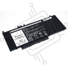 Аккумуляторная батарея для ноутбука Dell Latitude 14-E5470 7.6V 6000mAh черный OEM