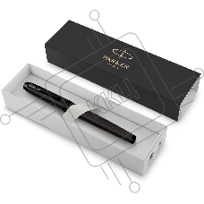 Ручка роллер Parker IM Achromatic T317 (CW2127743) Matt Black F черн. черн. подар.кор.