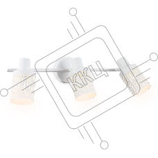 Светильник Ambrella light TR8665/3 WH белый E14/3 max 60W 560*100*190
