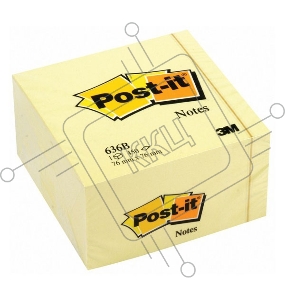 Куб 3М Post-it 636-В желтый 76*76мм 450л