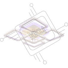 Потолочный светодиодный светильник FA5301 WH белый 140W 770*770*130 (ПДУ РАДИО 2.4)