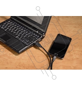 Кабель USB2.0 Hama USB A (m)/micro USB B (m) 0.75м (00054587)