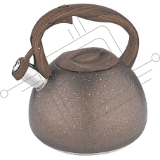 Чайник для плиты ALPENKOK AK-520 нерж.сталь со свистком 3,0л индукционное дно (12)