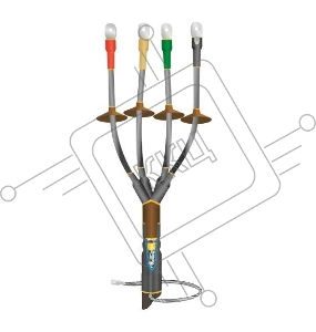 Муфта кабельная концевая наружной установки 1кВ КНТпН 4х(35-50мм) с болтовыми наконечниками Нева-Транс Комплект 22020096