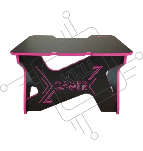 Игровой стол Generic Comfort Gamer Mini Seven/DS/NV чёрно-фиолетовый (ЛДСП Е1, 120 x 90 x 75)