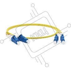 Патч-корд Hyperline волоконно-оптический (шнур) SM 9/125 (OS2), LC/UPC-LC/UPC, duplex, LSZH, 10 м FC-D2-9-LC/UR-LC/UR-H-10M-LSZH-YL (FC-9-LC-LC-UPC-10M)