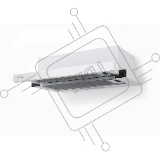 Вытяжка встраиваемая LEX HUBBLE 600 WHITE  570м3/час LED лампы