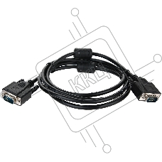 Кабель для монитора VGA (M) -) VGA (M), 1.8m, TV-COM (QCG341AD-1.8M), ферритовые кольца