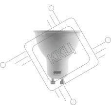 Лампа светодиодная LED 5,5Вт GU10 220В 2700К Elementary MR16 13616 Gauss