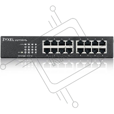 Коммутатор Zyxel GS1100-16-EU0103F 16G неуправляемый