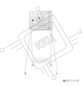 Мобильная стойка Samsung STN-WM55R для интерактивного ЖК-дисплея WM55R, светло-серая