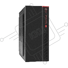 Корпус Miditower ExeGate AA-443-UNS500 (ATX, БП UNS500 с вент. 12см, 2*USB+HD Audio, черный)