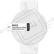 Стекло защитное Samsung araree by KDLAB GP-TTR855KDATR для Galaxy Watch 3 41мм
