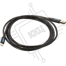 Кабель Vention USB 2.0 AM/micro B 5pin - 1.5м Черный