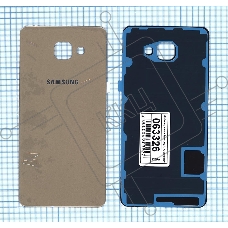 Задняя крышка для Samsung A710 Galaxy A7 (2016) золотая