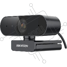 Камера Web Hikvision DS-U02 1080P черный 2Mpix (1920x1080) USB2.0 с микрофоном