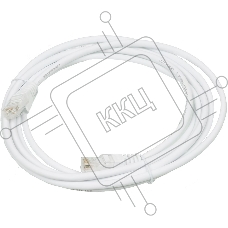 Кабель Патч-корд Lanmaster UTP LAN-PC45/U5E-3.0-WH вилка RJ-45-вилка RJ-45 кат.5е 3м белый LSZH (уп.:1шт)