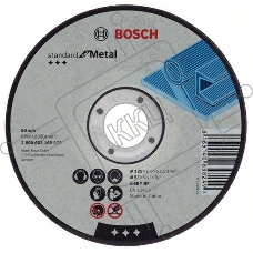 Отрезной круг Bosch 2608603165 Standard по металлу 125х1.6мм SfM, прямой
