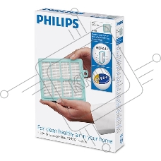 Фильтр для пылесоса Philips FC8038/01 HEPA13, для пылесосов Performer FC915X/FC917X, SilentStar FC93XX, Jewel FC90XX, Marathon FC9205, PowerPro FC876X