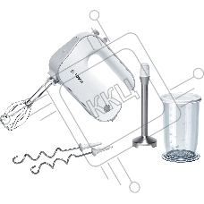 Миксер ручной Bosch MFQ4070 500Вт белый