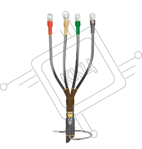 Муфта кабельная концевая внутренней установки 1кВ КВТпН 4х(35-50мм) с болтовыми наконечниками Нева-Транс Комплект 22020034
