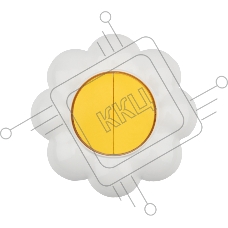 Выключатель двухклавишный KRANZ HAPPY Ромашка скрытой установки, желтый/белый