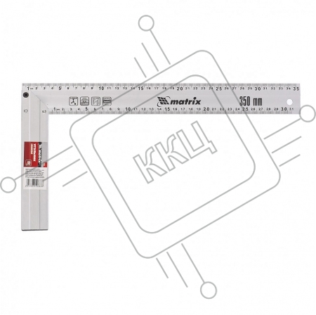 Угольник MATRIX , 350 мм, алюминиевый, литой// 32473