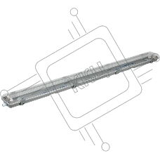 Светильник Iek LDSP0-2202-2X120-K01 ДСП 2202 под LED лампу 2 х T8 1200мм IP65