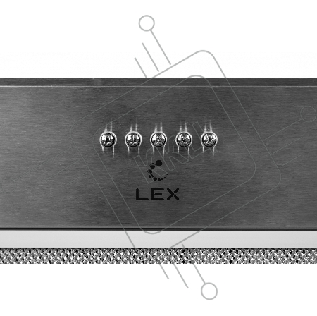Вытяжка встраиваемая Lex GS Bloc P 600 нержавеющая сталь управление: кнопочное (1 мотор)