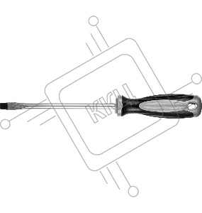 Отвертка MIRAX 25095-08-15, закаленный стержень, двухкомпонентная рукоятка, SL8 x 100мм [25095-08-15]