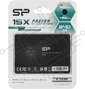 Накопитель SSD Silicon Power 240Gb SATA III SP240GBSS3S55S25 Slim S55 2.5