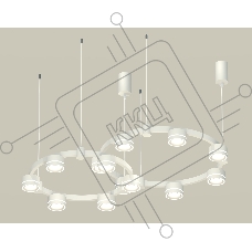 Светильник Ambrella light XR92081003/13 SWH/FR белый песок/белый матовый GX53 (A9208, C9236, C9231, N8433)