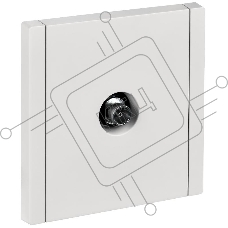 Розетка телевизионная оконечная FORTE&PIANO FP228 белый IEK FP-A10-O-K01