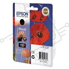 Картридж струйный Epson C13T17014A10 черный для Epson XP33/203/303
