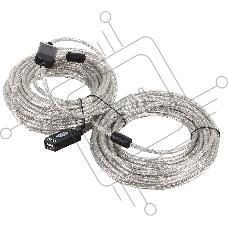 Кабель-адаптер VCOM VUS7049-20M USB2.0-repeater, удлинительный активный <Am-->Af 20м