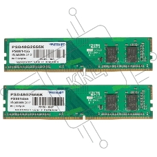 Оперативная память Patriot Signature, DDR4, 8GB (2x4 GB), 2666 MHz, CL19