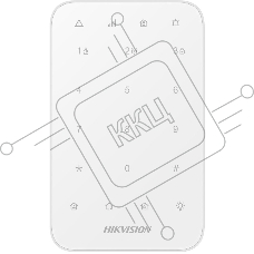 Клавиатура Hikvision DS-PK1-E-WE
