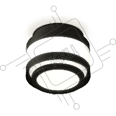 Светильник Ambrella Light XS8420002 SBK/FR черный песок/белый матовый GX53 (C8420, N8415)