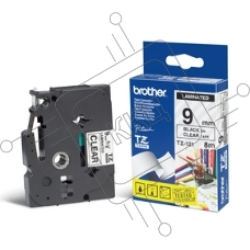Картридж Brother TZ-E221 9 мм, 8 м, черный шрифт, белый фон, для BROTHER P-Touch