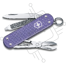 Нож перочинный Victorinox Classic Electric Lavender (0.6221.223G) 58мм 7 функций карт.коробка